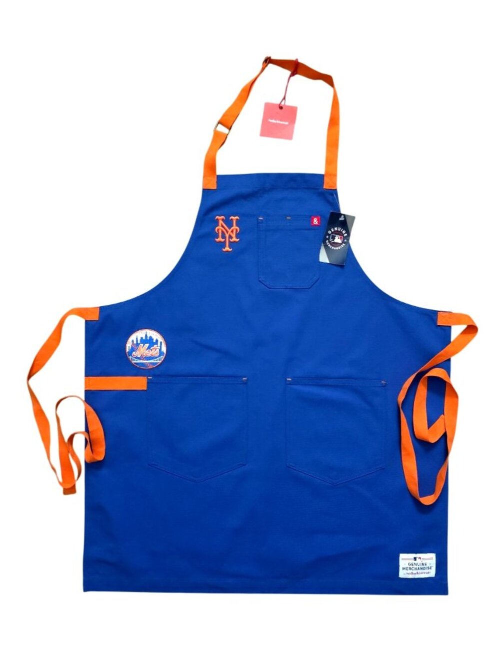 New York Mets x Hedley & Bennett MLB Essential Canvas Apron NEW WITH TAGS